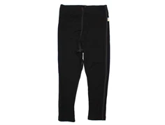 Joha black legging merinould/silke